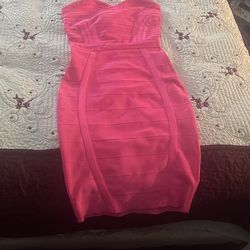 Pink Sleeveless Dress Small