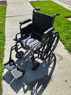 K2 Basic Pro 16inch Seat Leather Wheelchair 120 Firm  See Pictures Of