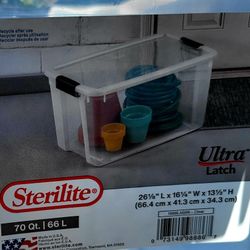 STERILITE 70QT CONTAINER