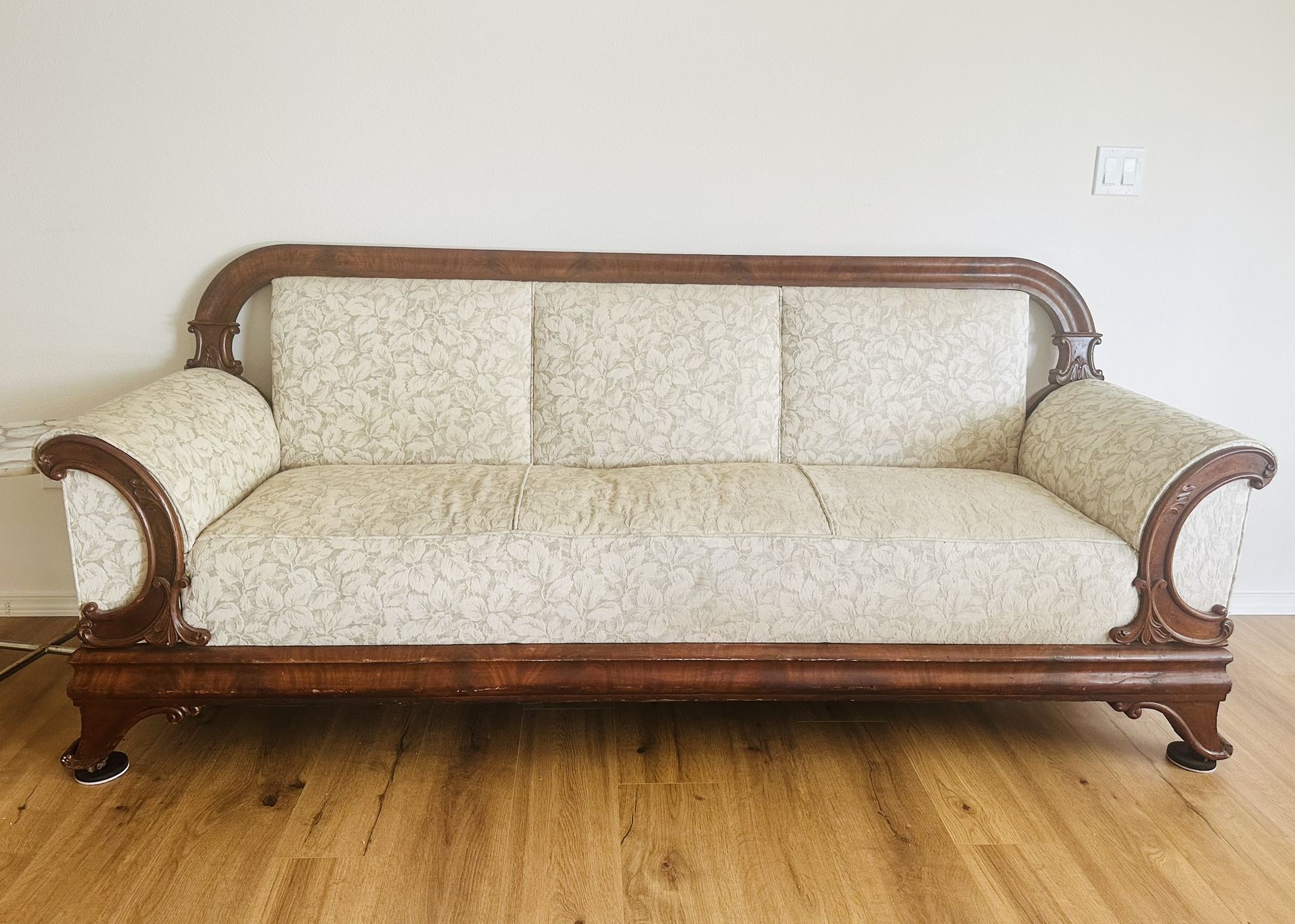 Antique Mahogany Sofa Couch 