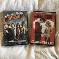 Zombieland & Warm Bodies DVDs (Zombie Movie Combo)