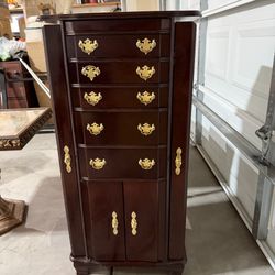 1989 Powell Jewelry Armoire with Mirror