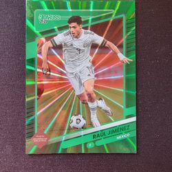 Raúl Jiménez Green Donruss Mexico