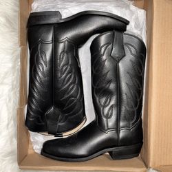 Vegan Leather Cowgirl Boots Kat Mendenhall