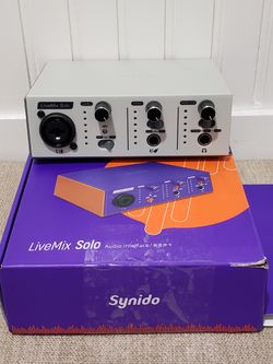 SYNIDO LiveMix Solo USB Audio Interface 