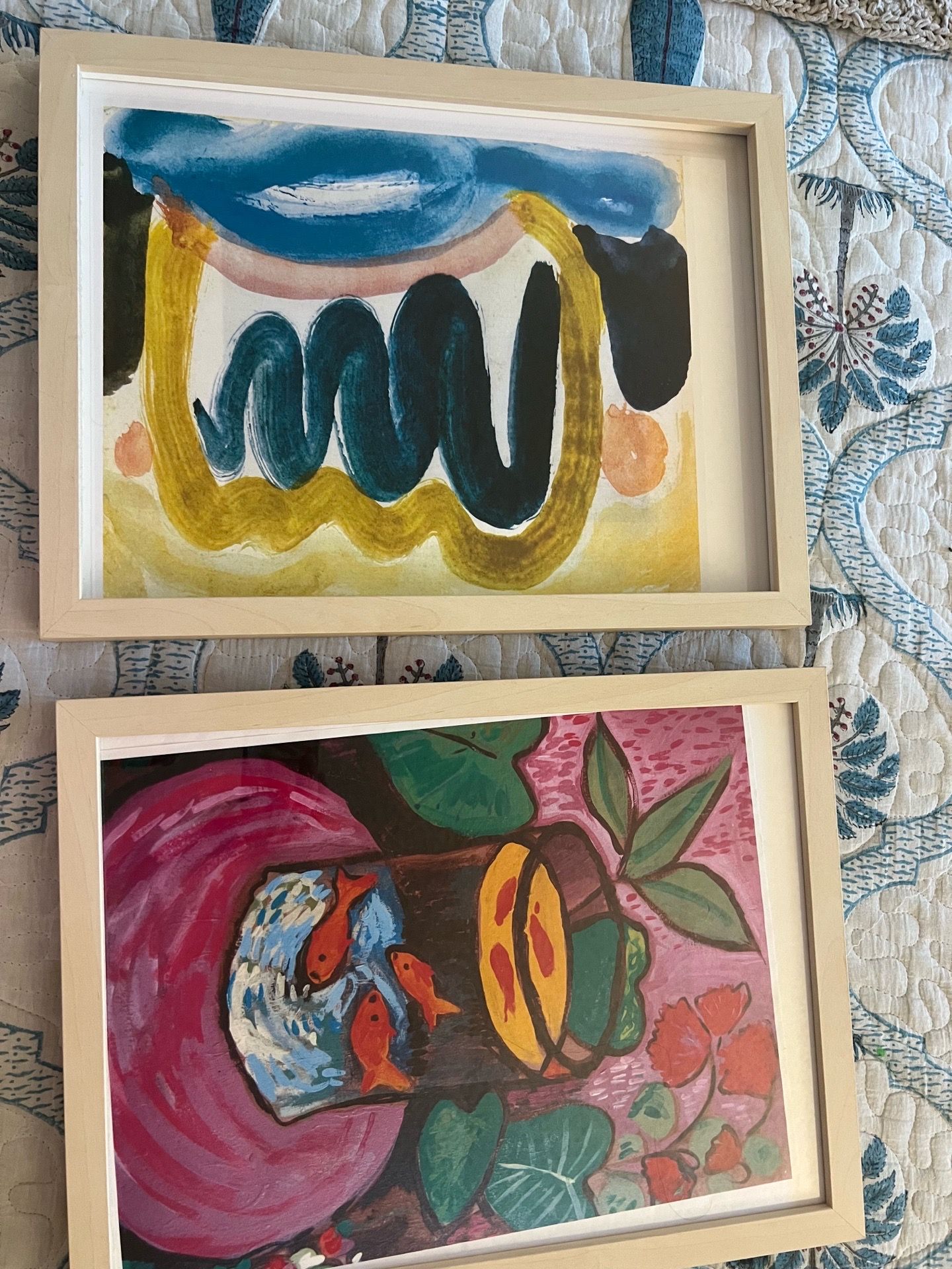 Framed artwork