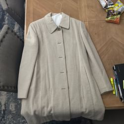 Jones New York Beige Trench Coat/new 