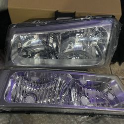 2003-2006 Chevy Silverado Headlights 