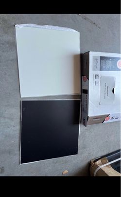 Black and White 12in x 12in Peel and Stick Water Resistant Vinyl Tile Flooring (30sq ft)