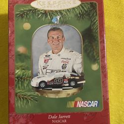Hallmark Keepsake Dale Jarrett NASCAR Christmas Tree Ornament