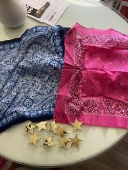 Bandana’s Blue & pink