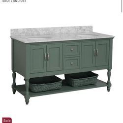 NEW - 60” Vanity 