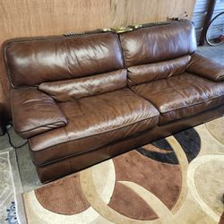 Leather COUCH/Chair/ottoman