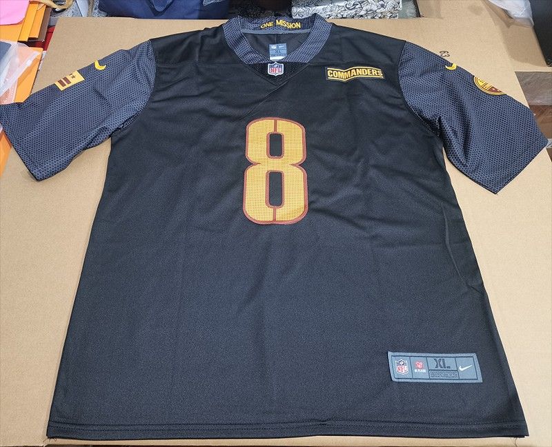 Nike Brian Robinson Jr Black Washington Commanders Black Jersey No.8