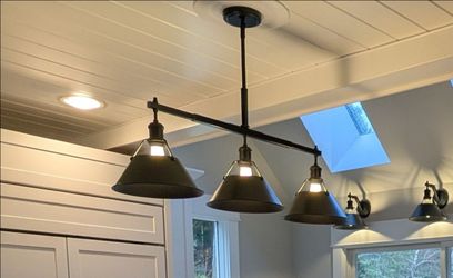 Island pendant light fixture
