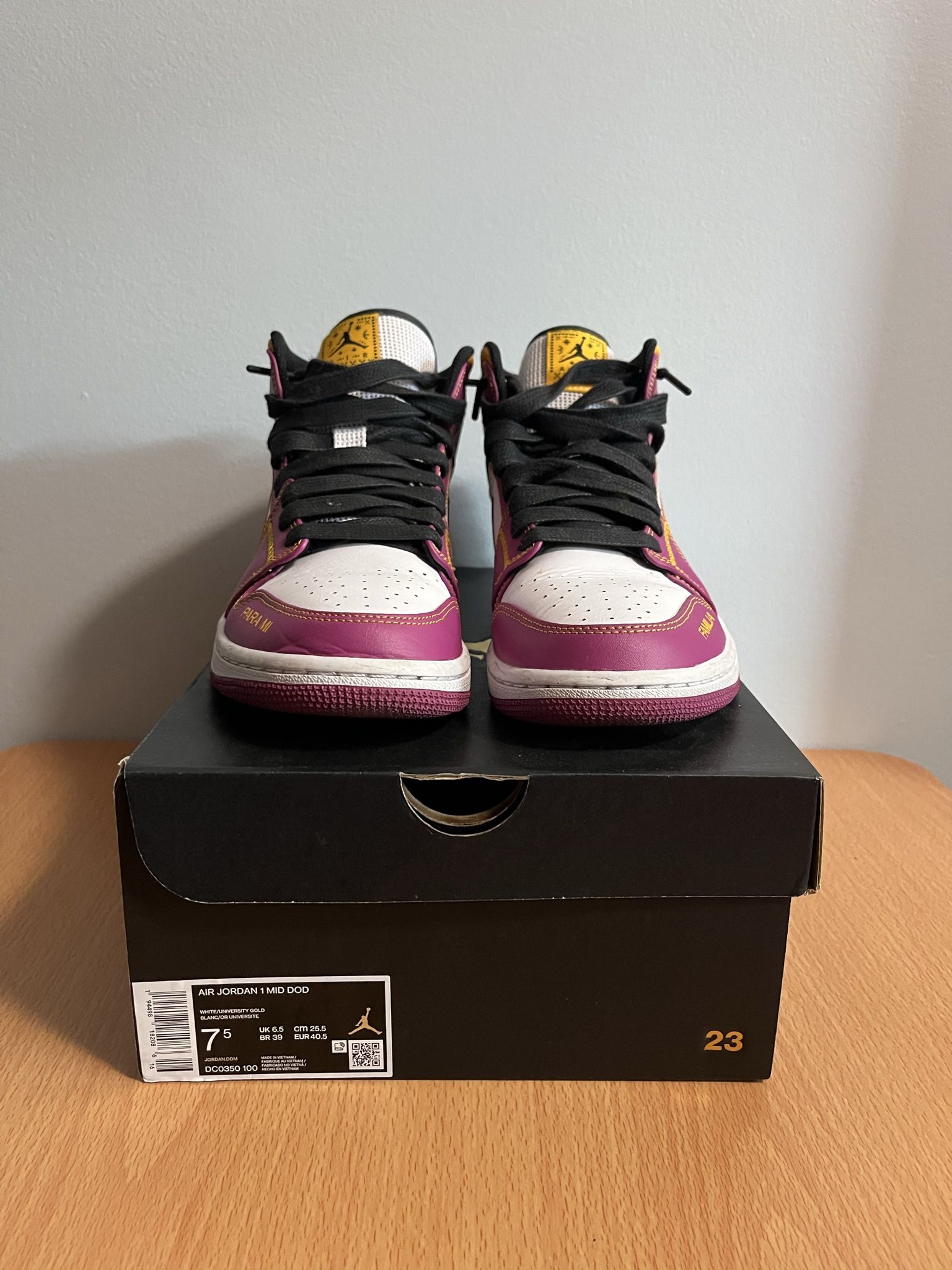 Jordan 1 Mid Dia Del Los Muertos for Sale in Brooklyn, NY - OfferUp