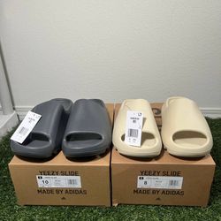 Clay and Ochre Yezzy Slides 