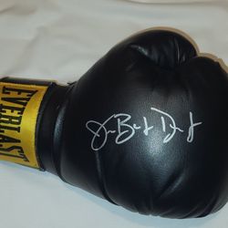 Everlast Boxing Glove Signed By James Douglas "The BUSTER" Heavy Weight Champion Right Hand Black