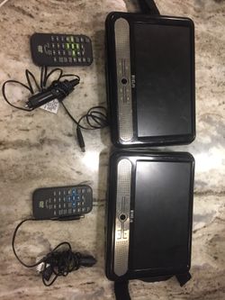 RCA 10" dual screen mobile DVD system for car