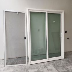 White Sliding Door  80×60