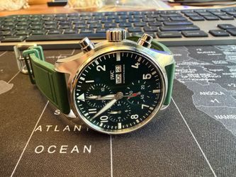 IWC Pilot 41 Chronograph Watch 2026 with box and paper 8 years of warranty