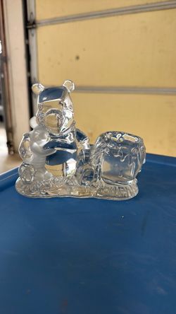 Lenox Disney Winnie the Pooh Piglet Honey Pot Fine Crystal Germany Rare