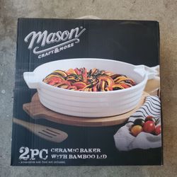 New Mason 2pc Ceramic Baker