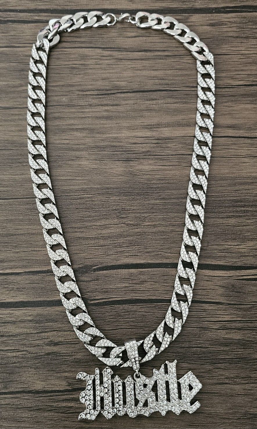 ⛓️🔥 Father’s Day Bling for the King! ⛓️🔥Men's Pendant Hiphop Punk Curb Chain Silver Color