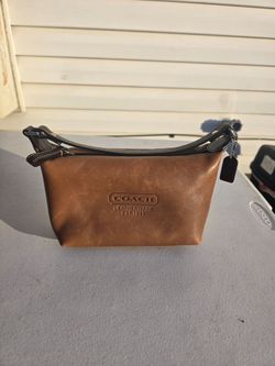 Coach Leatherware Est. 1941 Brown Leather Zip Pouch NWOT