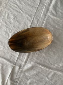 Decorative wood bowl