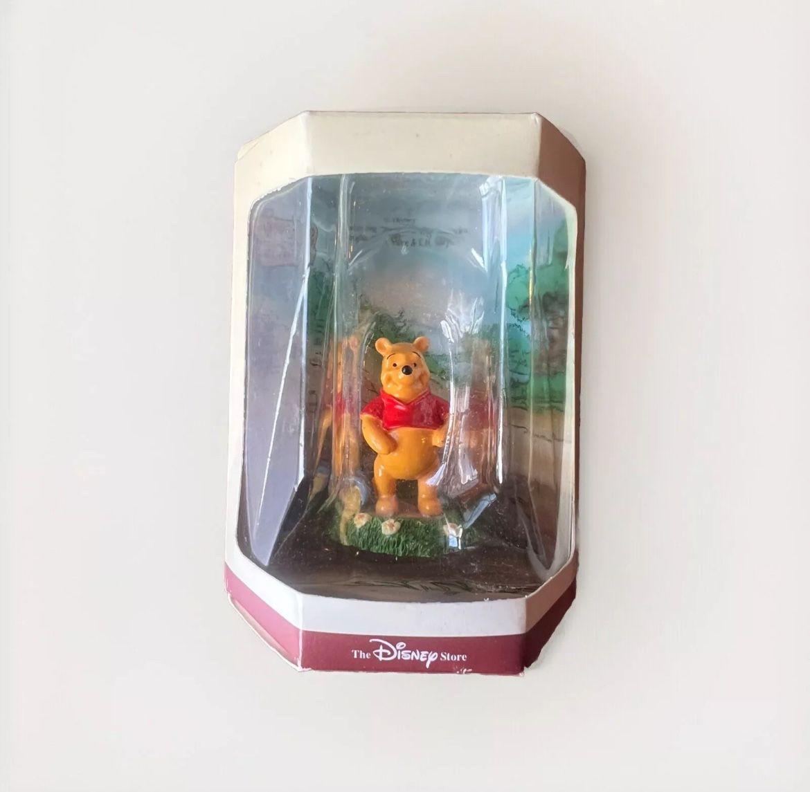1996 DISNEY HOME ENESCO 3" WINNIE THE POOH FIGURINE IN BOX Vtg Honey Tree