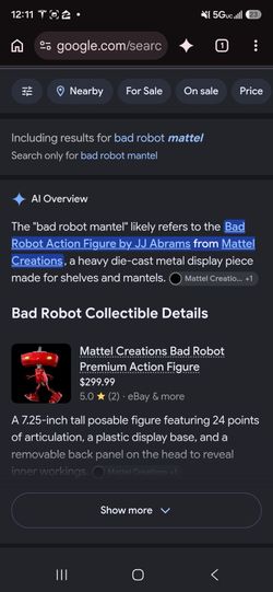 Bad robot Mattel Toy