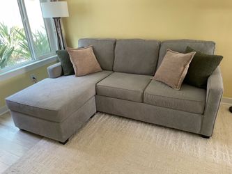 Grey Sofa/Couch with Chaise