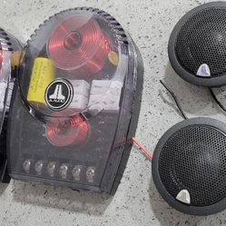 JL Audio Speakers C3-650 XO Tweeters W Crossovers Amp 1000/1 Amplifier 300/2