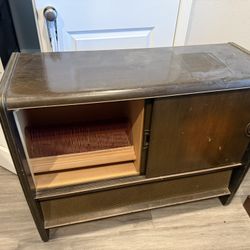 Antique Radio Cabinet 