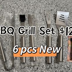 New BBQ Grill Set $12