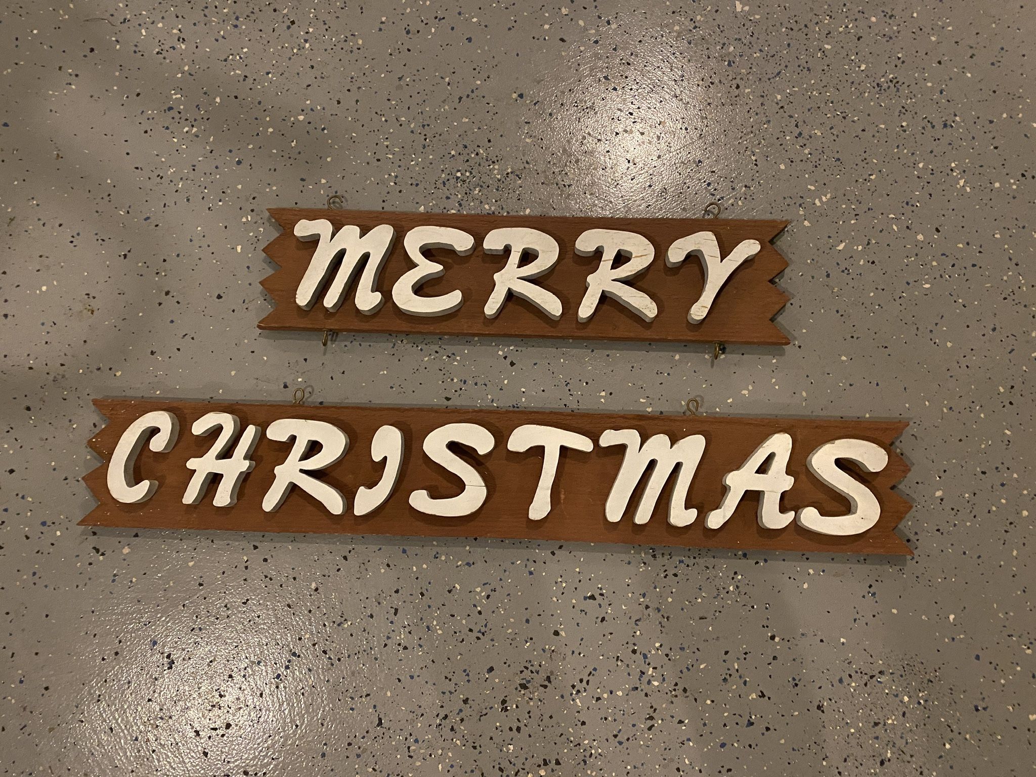 Real wood Vintage Merry Christmas Sign