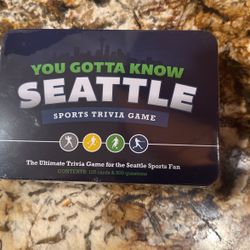 Sports trivia game you gotta know Seattle