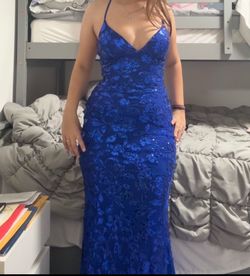 royal blue dress