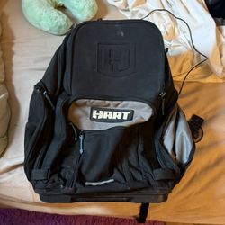 🎒 HART Heavy-Duty Tool Backpack 🧰💪 (Used but Still Going Strong)  Solid HART brand tool backpack, made for power tools, gear, or everyday use 🔧⚙️ 