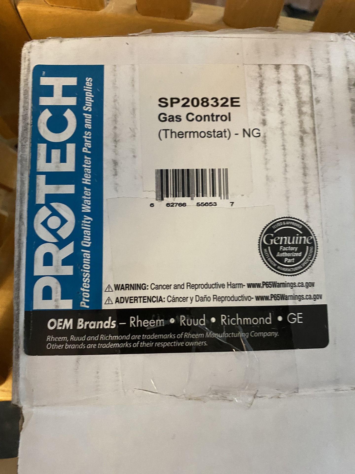 Thermostat Gas Control SP20832E for Sale in Fort Worth, TX - OfferUp