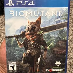 PS4/ps5 Games (bio mutant)