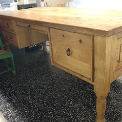 Solid Wooden Executive Desk