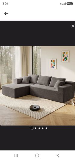 Boneless section cushion couch