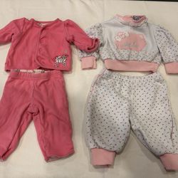 2 vintage baby sets 3-6 month