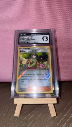 Erika's Hospitality CGC 9.5 Pokémon Hidden Fates