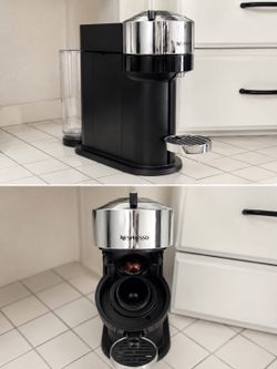 Nespresso Vertuo Chrome Coffee & Espresso Machine — Works Great