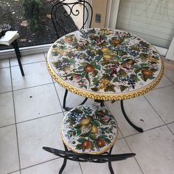 Classic Ceramic Italian Coffee Table