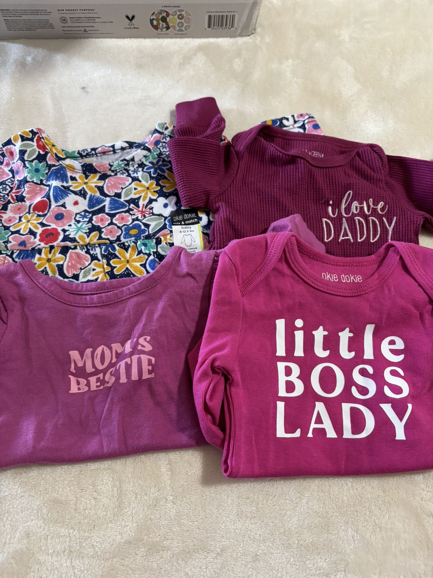 Long Sleeve Size 0-3/3 Months