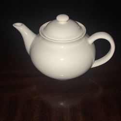 White Ceramic Tea Kettle